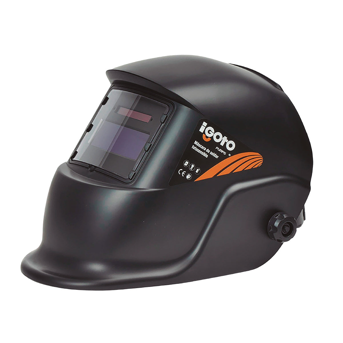 CARETA ELECTRONICA NEGRA SOMBRA DIN 11 IGOTO