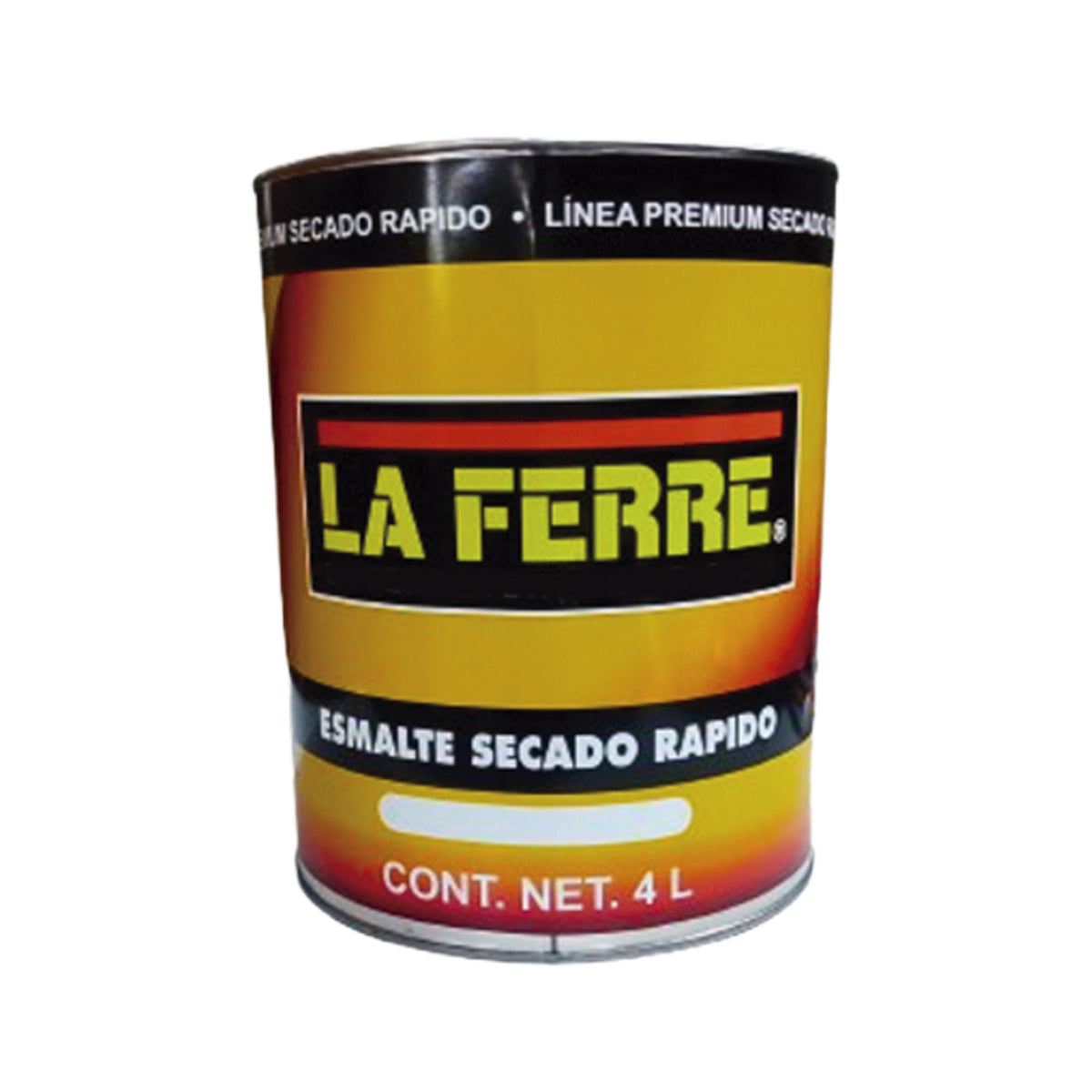 PINTURA ESMALTE NEGRO 4LTS